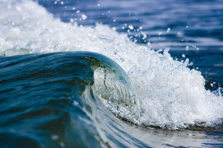 Close - up on sea wave in German Oceanの写真素材