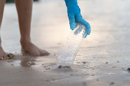 Save water. Volunteer pick up trash garbage at the beach and plastic bottles are difficult decompose...