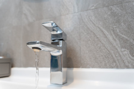 Save water. Forgot turning off the running water in the bathroom, protect environment. Greening...
