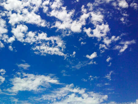 blue sky with white clouds to use for background