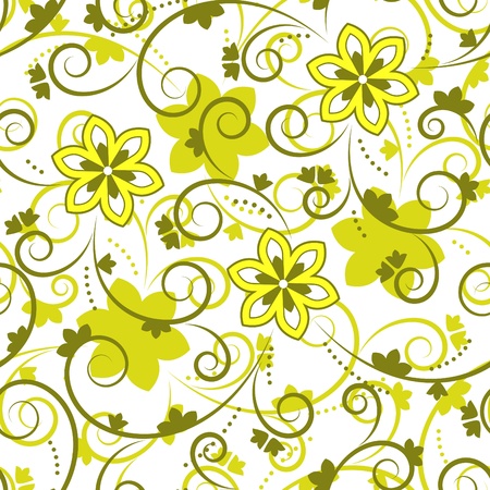 seamless floral textureのイラスト素材