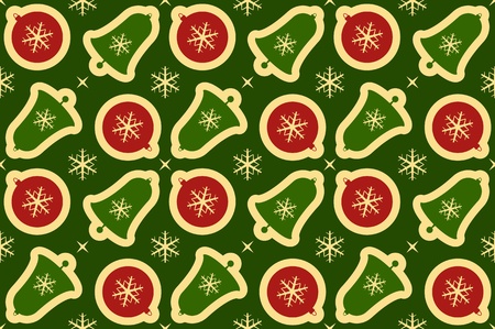 seamless vector christmas textureのイラスト素材