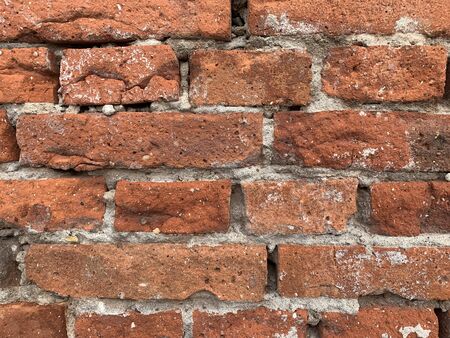 old red brick wall texture