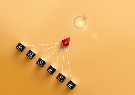 work together with one's team members toward one's goal