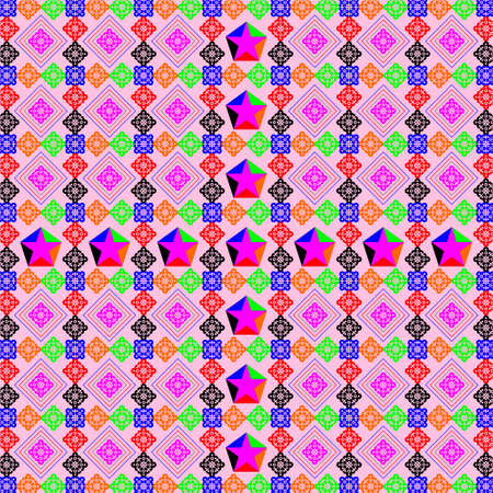 Beautiful Colorful Background Patterns for Decorative Wallpapersのイラスト素材