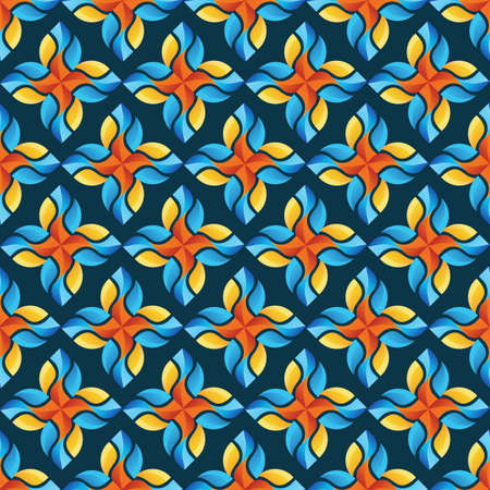 Vector seamless floral pattern.のイラスト素材