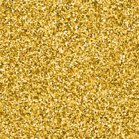 Vector seamless golden glitter pattern. Abstract luxury glow background. Gold metal texture.のイラスト素材