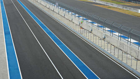 Racing track for cars and motorbikes. Texture and Background for road.の写真素材