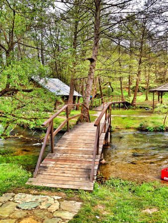 Bridge on the riverの素材