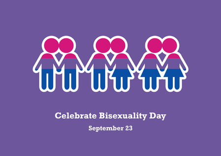 Celebrate Bisexuality Day vector, Important day.のイラスト素材