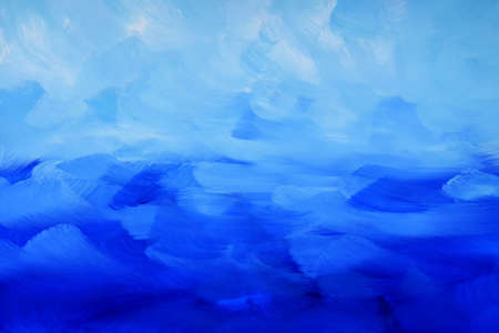 Abstract blue watercolor paint background stock images. Abstract blue background with brush stroke photo images. Blue white background with copy space for text. Blue watercolor brush strokes imagesの写真素材