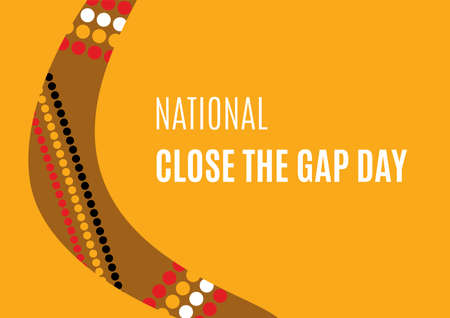 Vector of National Close the Gap Day - ID:165824285 - Royalty Free