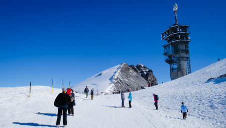 Alps, view from Mt. Titlis in Switzerland.のeditorial素材