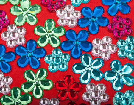 sparkly flowersの写真素材