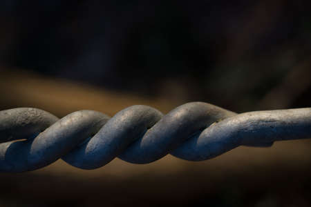 iron nodes on dark backgroundの写真素材