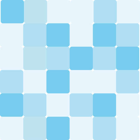 Abstract background of different blue squares Imitation of tiles