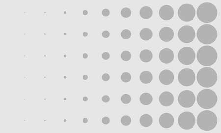 A Pattern Of Halftone Dots. The Background Of The Dotted Circle. Monochrome halftone background. Panels with dots, dots, circles, A design element for web banners, posters, postcards, websites.の写真素材