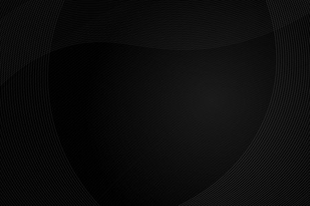The background is abstract. The color is black, gray. Transparent. Many lines, Geometric shape, oval, circle. Gradient. Raster. Copy space. Free space. Futuristic technological concept.の写真素材