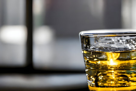 photo of a glass of water, fresh and cold drink, refreshing