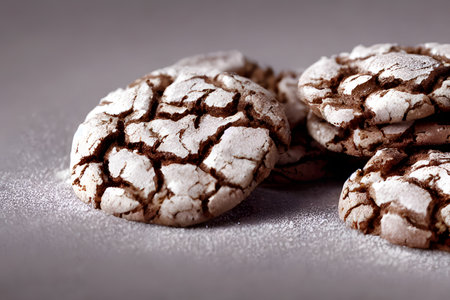 a picture of crinkle cookies, a quick snack