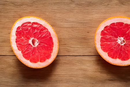 photo of grapefruit, fresh fruit with sour tasteの写真素材