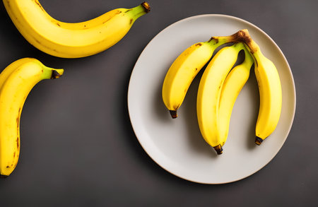 Illustration of bananas, using generative aiの素材