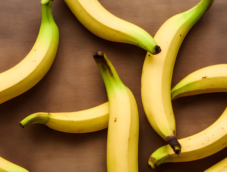 Illustration of bananas, using generative aiの素材