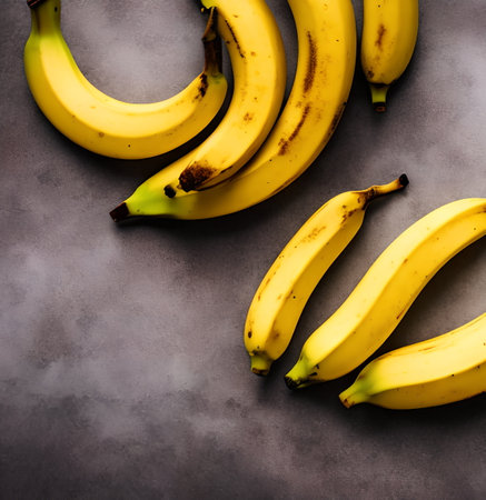 Illustration of bananas, using generative aiの素材