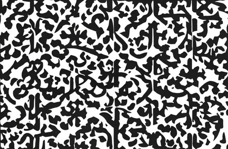 Illustration of abstract graphic pattern, using generative aiの素材