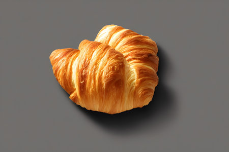Illustration of croissant, using generative aiの素材