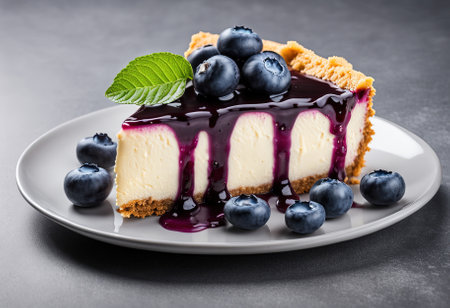 A Decadent Blueberry Cheesecakeの素材