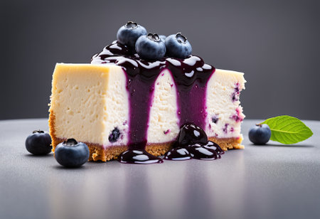 A Decadent Blueberry Cheesecakeの素材