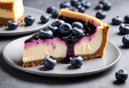 A Decadent Blueberry Cheesecakeの素材