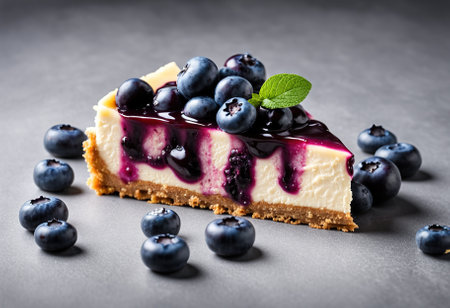 A Decadent Blueberry Cheesecakeの素材
