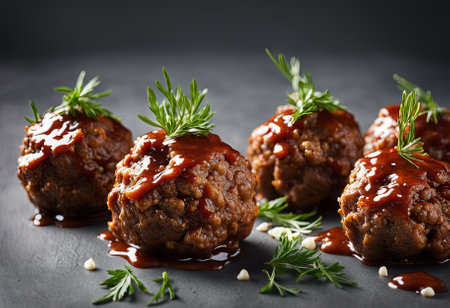 Homemade Savory Meatballの素材