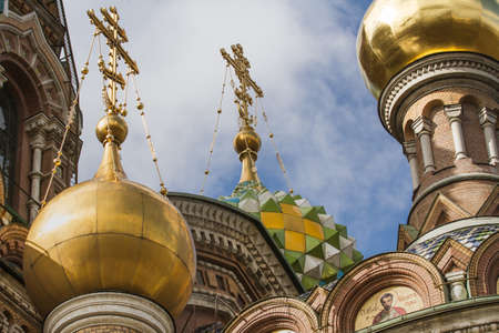 Church of the Savior on Spilled Blood (detail) (Saint Petersburg, Russia)の写真素材