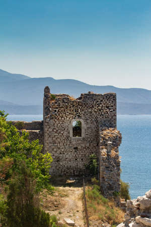 Lykourgos Logothetis Castle in Pythagorion, Samos, Greeceの写真素材