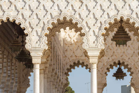 Details of the Mausoleum of Mohammed V (Rabat, Morocco)のeditorial素材
