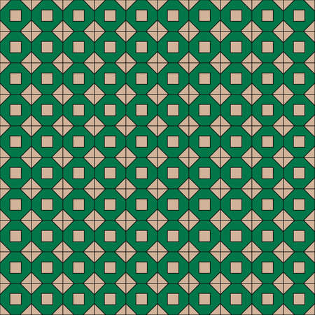 seamless, east patternvector tile.. green