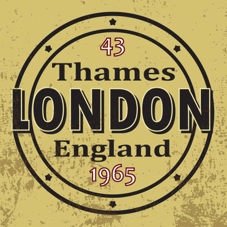 red, bright, star, branded, retro, shabby, lettering,のイラスト素材