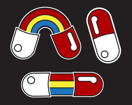 applique for T-shirt Print. vector illustrationのイラスト素材