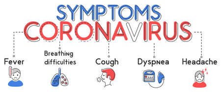 Coronavirus disease named COVID-19, vector illustrationのイラスト素材