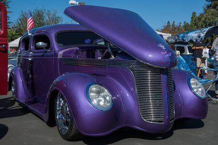 Van Nuys, CA - USA - September 20, 2015:  Ford Hot Rod  on display at The 4th Annual Galpin Car Show.のeditorial素材