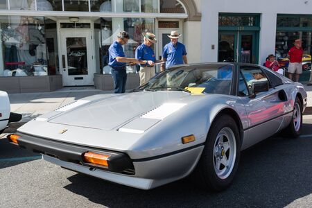 Pasadena, USA - April 24, 2016: Ferrari 380 GTS  on display at the 9th Annual Concorso Ferrari event.のeditorial素材