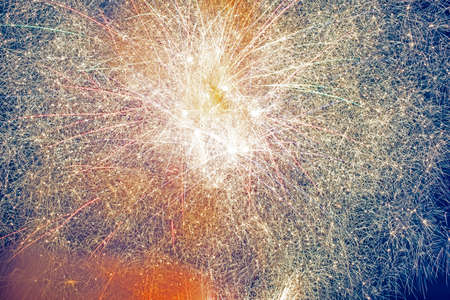 Fireworks on the 4th of July celebration.の写真素材