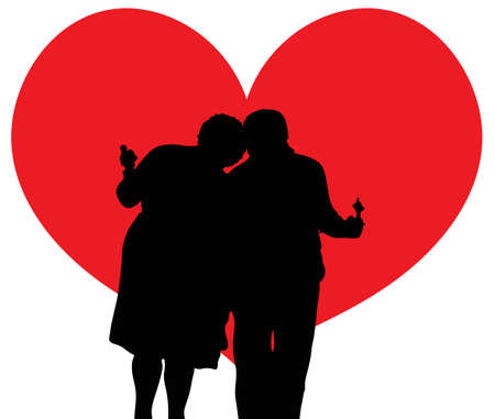 couple in loveのイラスト素材