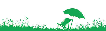 rest in the natureのイラスト素材