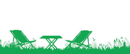 rest in the natureのイラスト素材