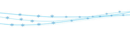 Abstract banner with snowflakes. Winter banner. Vector illustrationのイラスト素材