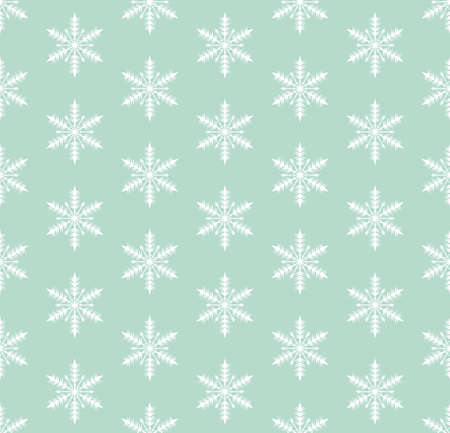Snowflakes seamless pattern. Snow falls background. Vector illustrationのイラスト素材